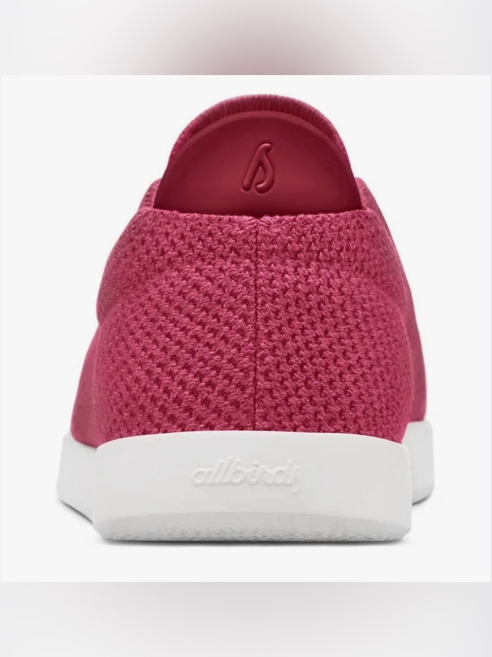allbirds Women’s Tree Runners Knit Sneaker in Berry Pink - Like new! - Picture 2 of 10